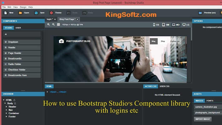 Bootstrap Studio 5.5.1 (x64) (2020) Full