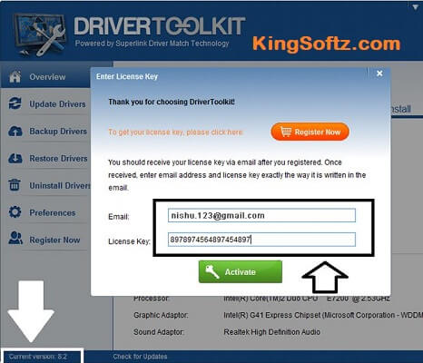 free driver downloader license key