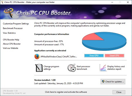 Chris-PC CPU Booster for PC pro Full