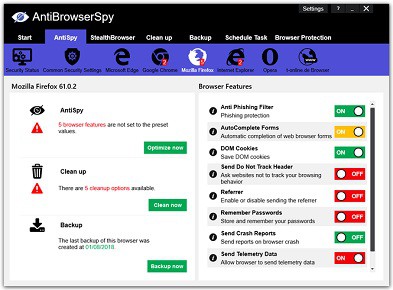 AntiBrowserSpy Pro 2024 7.01.50692 for mac download free