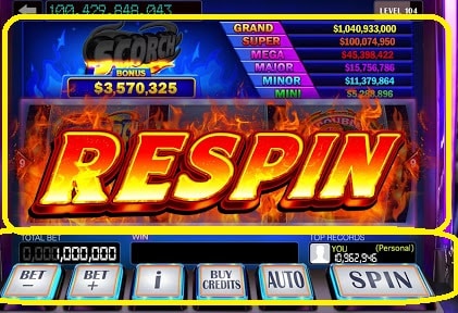 What is Respins at Slot Games