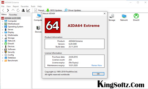 AIDA64 Extreme License Key KingSoftz