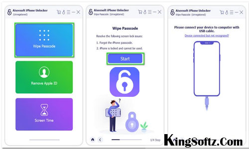 Aiseesoft iPhone Unlocker license key KingSoftz