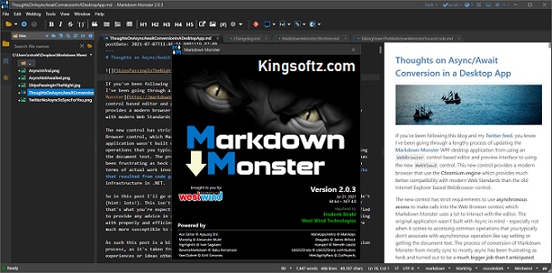 Markdown Monster 3.0.0.34 for mac instal free
