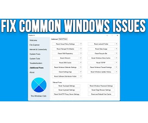 fixwin for windows 10 Common Issues Fixed